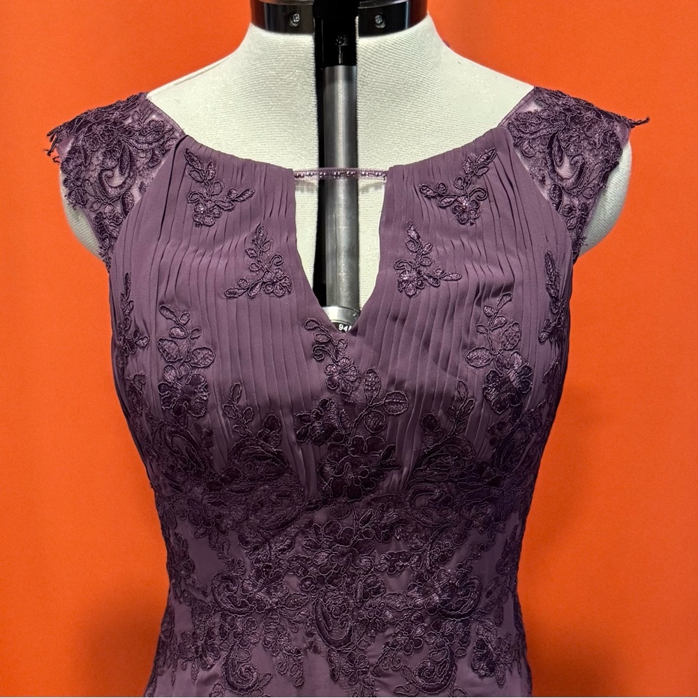 Elegant Purple Evening Gown